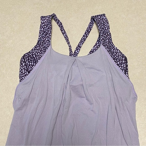Lululemon Tank Top Women’s Size 6 Nouveau Limits Tank Top Lilac workout top - Picture 3 of 13